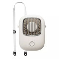 Quạt mini đeo cổ sạc USB gọn nhẹ, tiện dụng, Màu cam