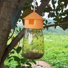 Hồ lô bẫy ruồi vàng kèm 1 tuýp chất dẫn tiện lợi, Combo Bẫy + Thuốc