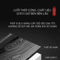 Bộ 3 dao làm bếp đa năng thép cao cấp sắc bén bền lâu, chống ăn mòn