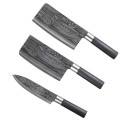 Bộ 3 dao làm bếp đa năng thép cao cấp sắc bén bền lâu, chống ăn mòn