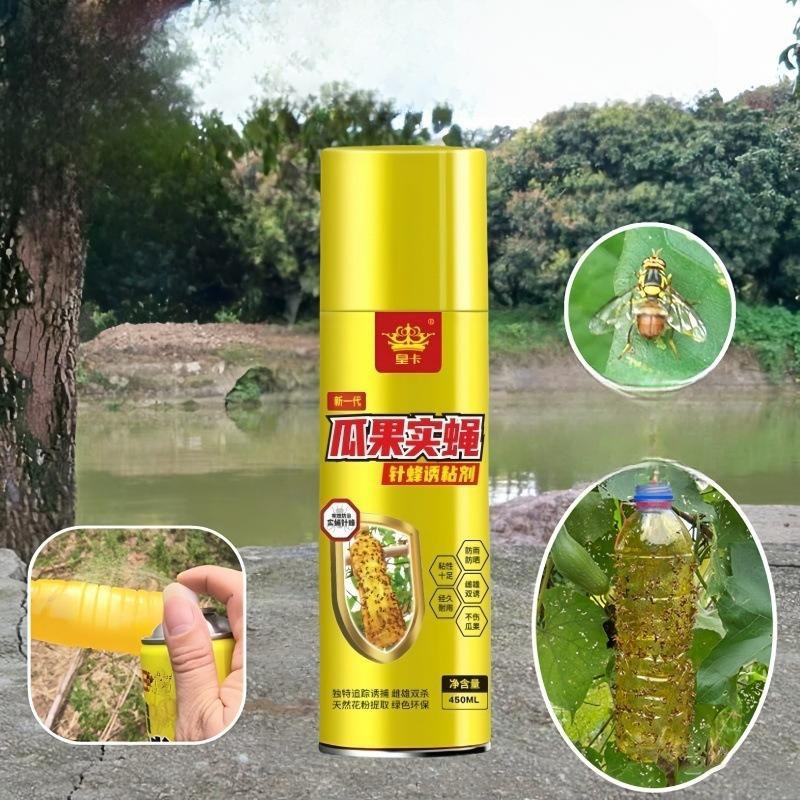 Chai keo xịt bẫy ruồi vàng, keo bám dính, an toàn cho cây trồng