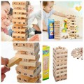Bộ đồ chơi rút gỗ loại lớn 54 thanh kèm 4 xúc xắc