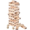 Bộ đồ chơi rút gỗ loại lớn 54 thanh kèm 4 xúc xắc