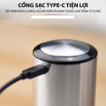 Máy xay muối tiêu điều chỉnh cỡ xay pin sạc tiện lợi