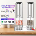 Máy xay muối tiêu điều chỉnh cỡ xay pin sạc tiện lợi