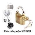 Ổ khóa chống trộm Kinbar có còi hú màu vàng đồng