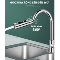 Đầu vòi rửa chén 3 chế độ xoay 360 độ tiết kiệm nước