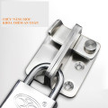 Chốt khóa cửa inox an toàn thanh gạt trái, gạt phải, Chốt cài bên phải