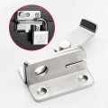 Chốt khóa cửa inox an toàn thanh gạt trái, gạt phải, Chốt cài bên phải