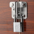 Chốt khóa cửa inox an toàn thanh gạt trái, gạt phải, Chốt cài bên phải