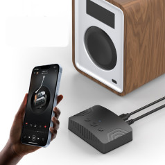 Thiết bị thu âm thanh Bluetooth không dây dùng trên ô tô, gia đình tiện lợi