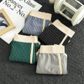 Quần lót nam boxer Wind sọc, combo 4 chiếc, chất cotton mát lạnh thấm hút tốt, mịn màng thoáng khí dùng siêu mê,  L ( 40-61KG )