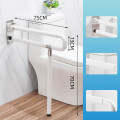 Thanh vịn nhà vệ sinh chống trượt cho người già, bà bầu an toàn, Trắng 60cm