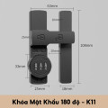 Khóa số bảo mật chống trộm, hợp kim siêu bền, tiện lợi dễ dùng, cứng cáp, chống khoan cắt, bảo vệ hiệu quả