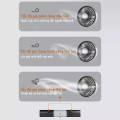 Quạt xe hơi usb mini xoay 360 độ hai đầu gắn ghế phụ làm mát nhanh, tiện lợi