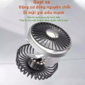 Quạt xe hơi usb mini xoay 360 độ hai đầu gắn ghế phụ làm mát nhanh, tiện lợi