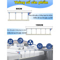 Thanh chắn giường gấp gọn chống ngã cho người cao tuổi và trẻ em, Thép không gỉ 4