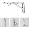 Set 2 bản lề gập gắn tường thông minh chất liệu inox chắc chắn , 30cm (inox)