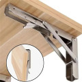Set 2 bản lề gập gắn tường thông minh chất liệu inox chắc chắn , 30cm (inox)