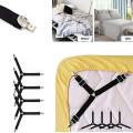 Dây kẹp cố định ga trải giường chống trượt tiện lợi, Bộ 4 kẹp riêng biệt