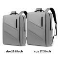 Balo laptop 17 inch chống va đập, chống nước, thiết kế bền bỉ, Màu đen 15.6 inch