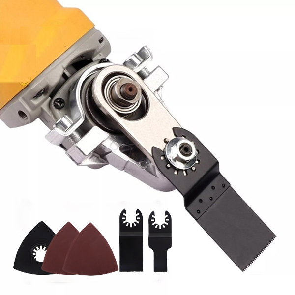 Bộ chuyển đổi máy cắt thành máy cắt rung kèm 2 lưỡi cắt, đĩa chà tam giác