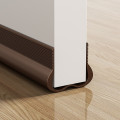 Thanh ron PVC 93cm chặn khe cửa, ngăn côn trùng hiệu quả, Màu nâu