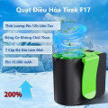 Quạt mini đai thắt lưng F17 pin khủng 15.000mAh, tốc độ gió mạnh 