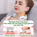 Máy massage cổ vai gáy thông minh rung động cơ học và xung điện JT88
