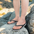 Dép xỏ ngón nam chống trơn trượt thời trang cao cấp, Màu đen - Size M (Size 41-42)