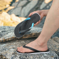 Dép xỏ ngón nam chống trơn trượt thời trang cao cấp, Màu đen - Size M (Size 41-42)