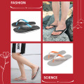 Dép xỏ ngón nam chống trơn trượt thời trang cao cấp, Màu đen - Size M (Size 41-42)