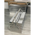 Hộp đồ nghề inox đa năng 3 tầng 5 ngăn đựng nhiều đồ tiện lợi,  42x20x20cm