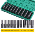 Bộ 10 đầu khẩu, đầu tinh 1/2 từ 8-24mm dùng cho máy siết bulong