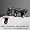 Bánh xe đẩy hàng xoay 360 độ chống trượt đa năng nhiều kích cỡ, 4cm Càng Quay