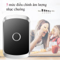 Chuông cửa không dây phạm vi 300m, chống nước, đèn LED tiện lợi, Màu vàng trắng