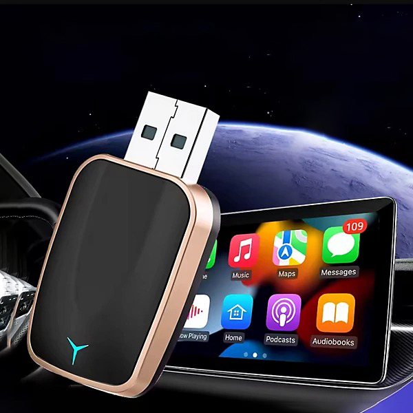 Bộ chuyển đổi CarPlay không dây tốc độ cao 2 trong 1 thông minh