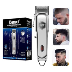 Tông đơ cắt tóc Kemei KM1998 lưỡi thép không gỉ nhẹ nhàng êm ái, chuẩn salon