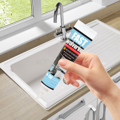 Keo dán bịt khe hở chống thấm nước, khô nhanh tiện lợi, Màu trong loại tốt