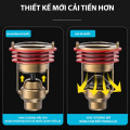 Bộ lõi lọc đồng thau nam châm thoát nước siêu tốc khử mùi hiệu quả