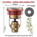 Bộ lõi lọc đồng thau nam châm thoát nước siêu tốc khử mùi hiệu quả
