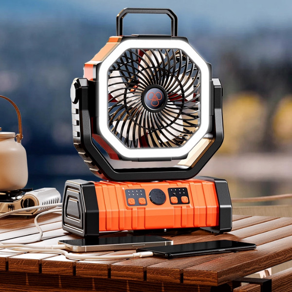 Quạt tích điện F6 dung lượng pin lớn 20000mah sử dụng nhiều giờ đồng hồ