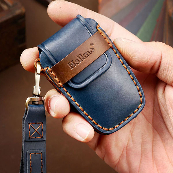 Bọc chìa khóa ô tô Toyota da bò thủ công