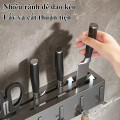 Giá treo dao nhà bếp chắc chắn kèm ống đựng đũa bằng thép carbon