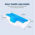 Gối ngủ EMA chống đau mỏi cổ vai gáy có gel lạnh , TX11 Không gel