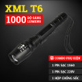 Đèn pin XML T6 siêu sáng cao cấp, chống nước