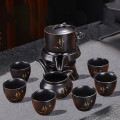Bộ ấm chén trà cối xay tử sa cao cấp, sang trọng, Bộ ấm chén 12 chi tiết