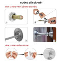 Chặn cửa nam châm hút chống va đập cửa, Màu bạc