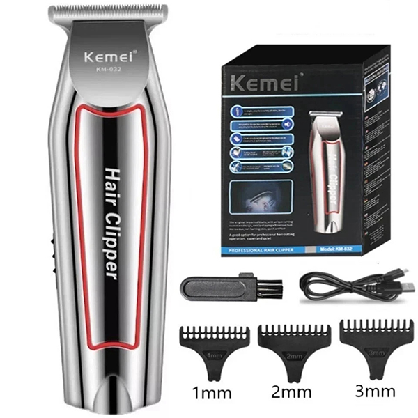 Tông đơ cắt tóc, chấn viền Kemei KM - 032 thế hệ mới