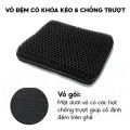 Đệm lót ghế Silicon 3D thoáng khí, giảm áp lực lên mông